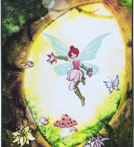 Килимок в дитячу кімнату Confetti Fairy Forest Yesil фото