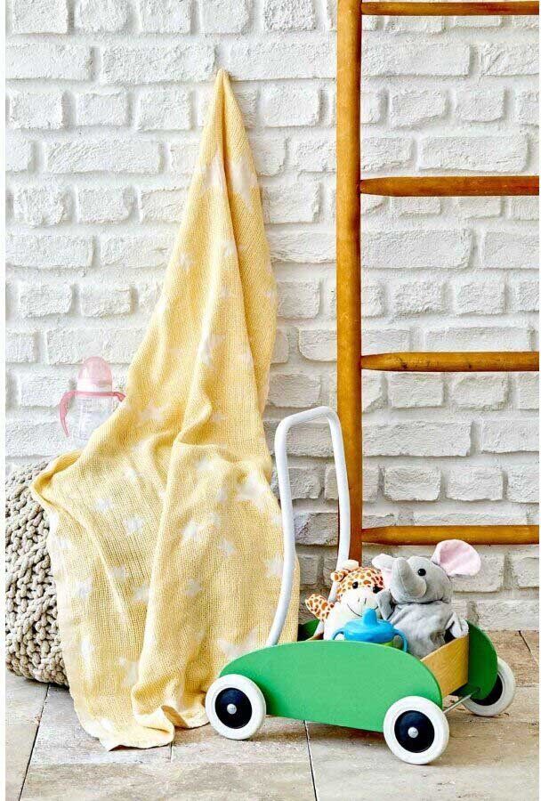 Дитяче покривало-піке Karaca Home Baby star sari фото