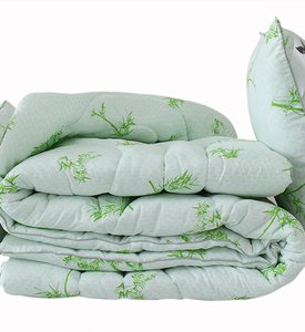 Одеяло TAG Eco-Bamboo white + подушки 50х70 фото