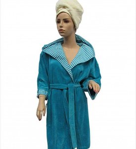 Жіночий халат Arya (13035) темно-бирюзовый XL