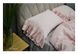 Лляна постільна білизна Beik-Morandi Milfey Pink - євро - фото