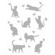 Плед LightHouse Meow св.серый, 140 х 200 см - фото