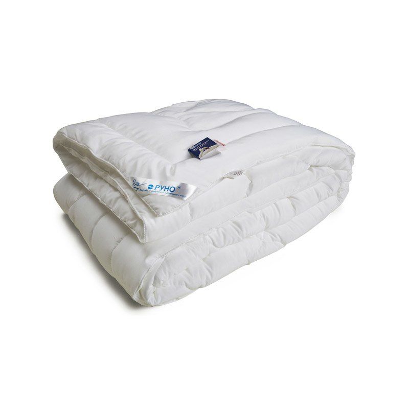 Одеяло Руно с искусственным лебяжьим пухом зимнее микрофибра фото