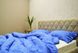 Льняное постельное белье Beik-Morandi Milfey Blue, Двуспальный Евро - фото