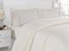 Постільна білизна сатин євро Altinbasak Lace білий 100% бавовна - фото