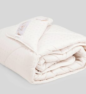 Одеяло детское IGLEN из овечьей шерсти в тике зимнее, 110 х 140 см