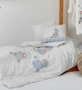 Постельное белье для новорожденных Karaca Home FUNNY BEARS 100% хлопок