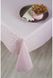 Скатерть Bianca Luna Flora розовая, 160 х 160 см - фото