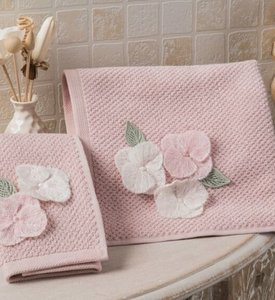 Бамбуковое полотенце махровое салфетка Home Sweet Home ADNEY Розовый