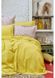 Постельное белье летнее Karaca Home Picata sari 2018-2 желтый pike jacquard, Двуспальный Евро - фото