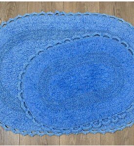 Набір килимків Irya - Vermont lacivert синій фото