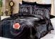 Атласное постельное белье на резинке Евро Le Vele SIMA низ 100% хлопок, верх искусственный шелк - фото