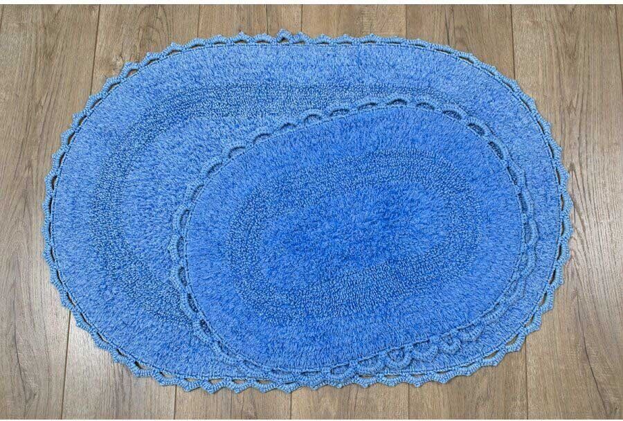 Набор ковриков Irya - Vermont lacivert синий фото