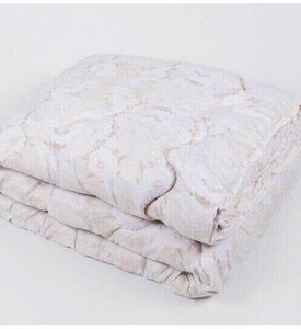 Ковдра овеча шерсть зимова Lotus Comfort Wool buket krem двоспальне 170 х 210
