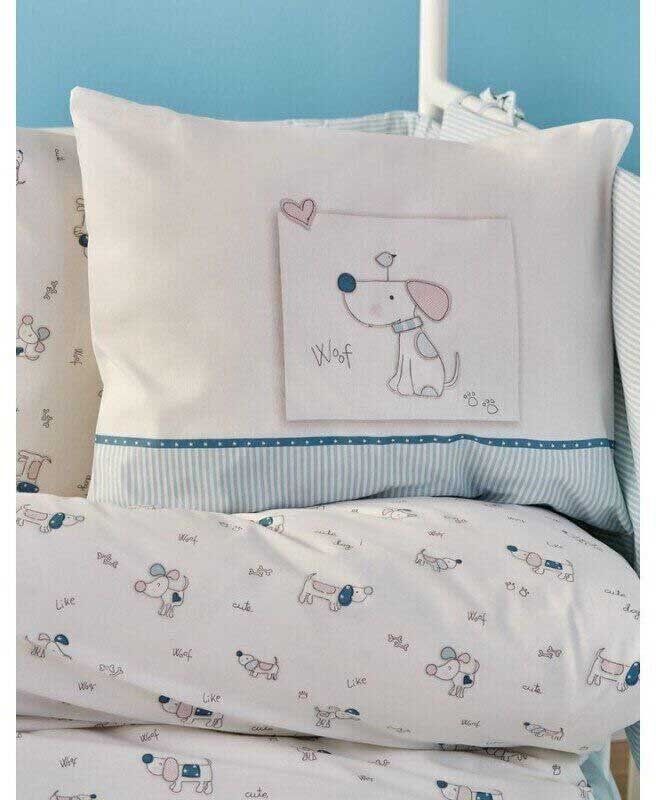 Постельное белье для новорожденных Karaca Home Woof 2018-1 ранфорс фото