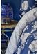 Постельное белье Karaca Home Elvira lacivert 2019-1 синий - евро: хлопок, сатин - фото