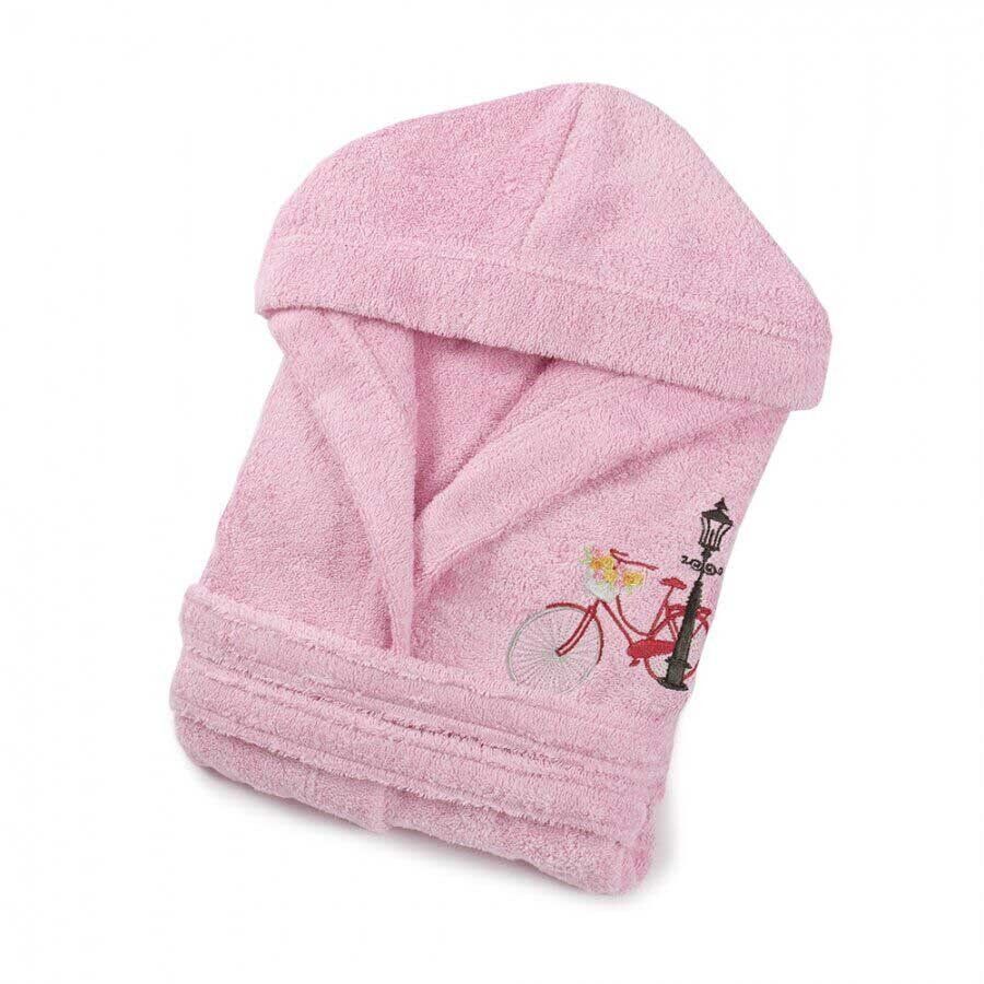 Халат детский Lotus Bicycle розовый фото
