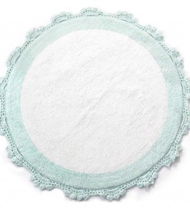Коврик для ванной Irya Doreen mint-beyaz, Ø 90 см