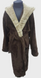 Халат детский махровый 2 года Welsoft Zeron, коричневый - фото