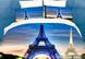 Постельное белье сатин семейное 3D Love You Париж 100% хлопок - фото