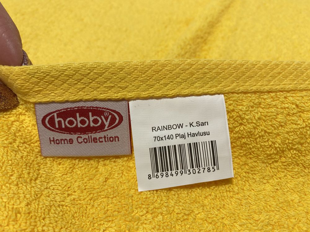Рушник Hobby RAINBOW K.Sari жовтий фото