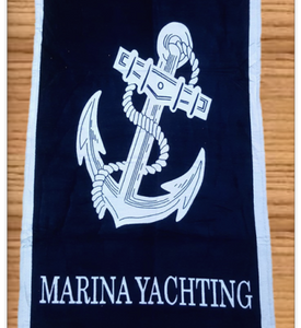 Пляжное полотенце махровое 75 х 150 Marina Yachting 400 г/м2