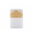 Махровий рушник банний Irya Jakarli New Flossy beyaz белый 450 г/м2 - фото