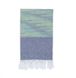 Пляжное полотенце Barine Pestemal Marble Green-Indigo - фото