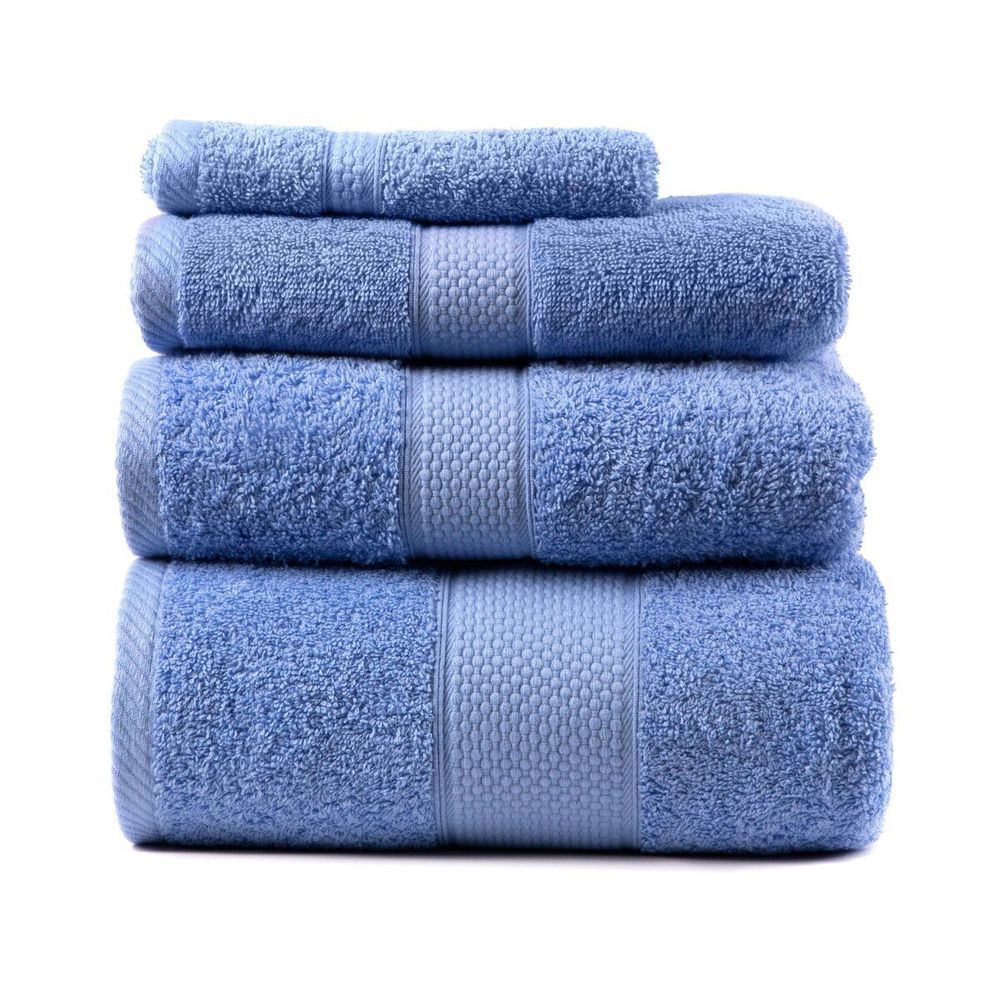 Махровое полотенце банное 100 х 150 Arya Miranda Soft Светло голубой 500 г/м2