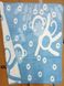 Плед-одеяло детский Zeron Обезьянки хлопок голубой, Детский - 100 х 120 см - фото