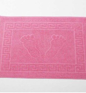 Махровое полотенце отельное для ног 50 х 70 Lotus Отель Розовый 550 г/м2