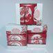 Набір кухонних рушників махрових TAG Lovely червоний, 3 шт 30х50 см - фото