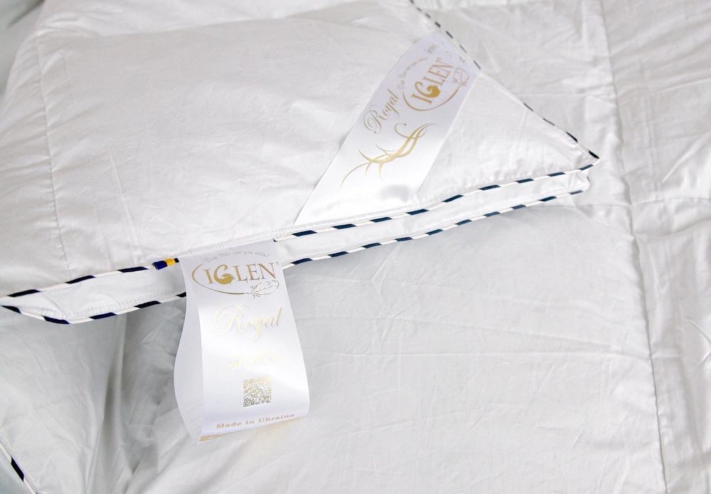 Одеяло IGLEN Roster Royal Series белый пух зимнее фото