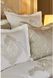 Постільна білизна з покривалом і пледом євро Karaca Home Eldora gri 2020-1 - фото