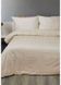Постельное белье сатин полуторное Lotus Отель ваниль 1x1 100% хлопок - фото