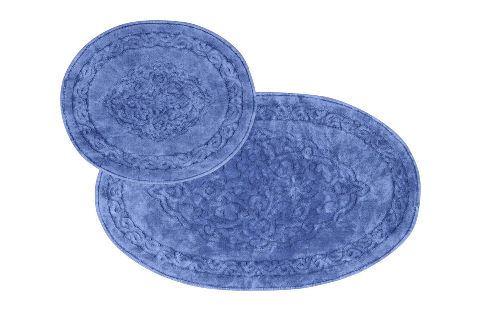 Набір килимків Arya Antik Блакитний фото
