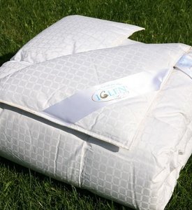 Одеяло детское IGLEN Climate-comfort 100% пух серый зимнее, 110 х 140 см
