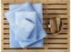 Махровое полотенце банное Irya Jakarli New Leron mavi голубой 450 г/м2 - фото