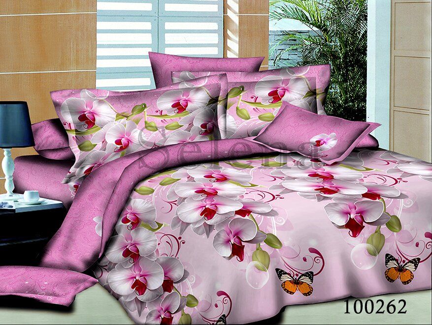 Постільна білизна Selena Орхідея рожева 100262 фото