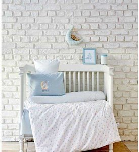 Дитячий набір в ліжечко для немовлят Karaca Home Dreamer mint - набір дитячий: бавовна, ранфорс
