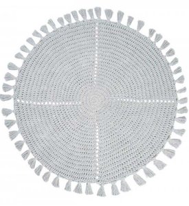 Килимок Irya - Olita grey сірий - Ø 100 см