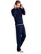 Пижама мужская U.S. Polo Assn 17140 синий, S - фото