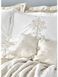 Постельное белье сатин с покрывалом и пледом Евро Karaca Home Mihrimah gold 2020-2 - фото