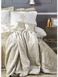 Постельное белье сатин с покрывалом и пледом Евро Karaca Home Mihrimah gold 2020-2 - фото