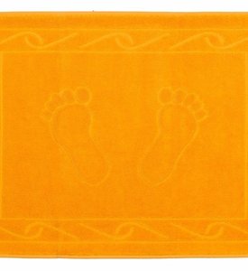 Махровое полотенце для ног 50 х 70 HOBBY Hayal желтый 700 г/м2