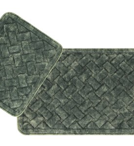 Набір килимків Arya Hasir Зелений - 60 х 100 см; 50 х 60 см