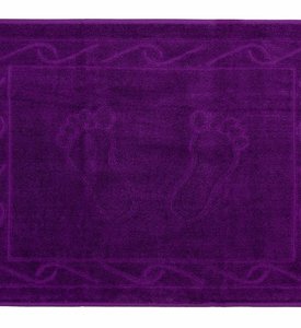 Махровое полотенце для ног 50 х 70 HOBBY Hayal фиолетовый 700 г/м2