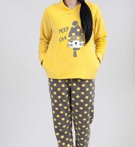 Пижама женская Dika 4638 желтый, L