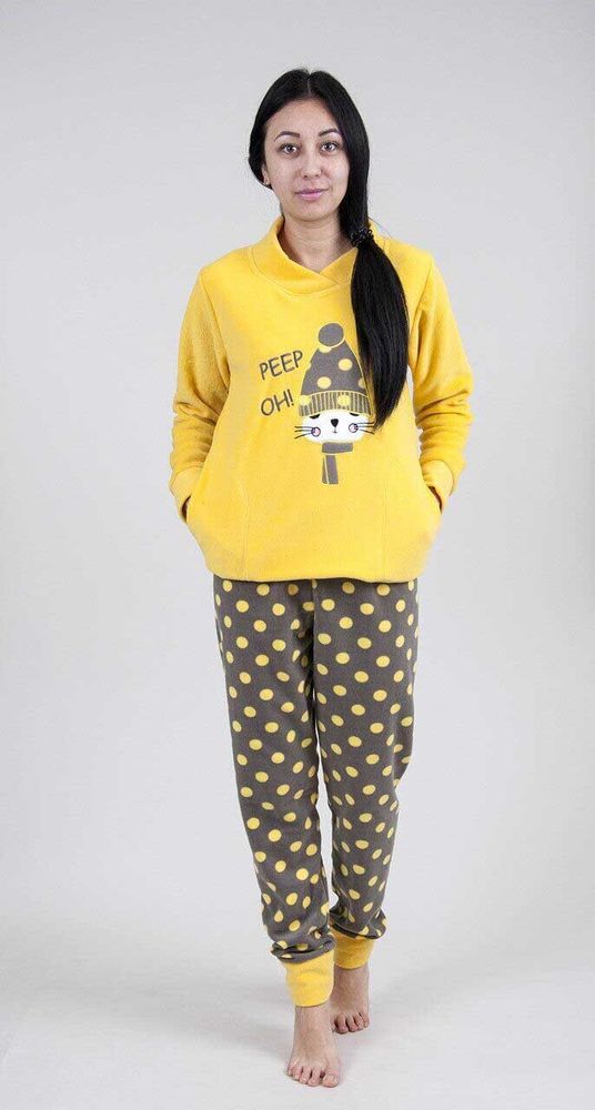 Пижама женская Dika 4638 желтый фото