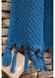 Махровий рушник банний 90 х 150 BULDANS CAKIL DENIM синий 680 г/м2 - фото